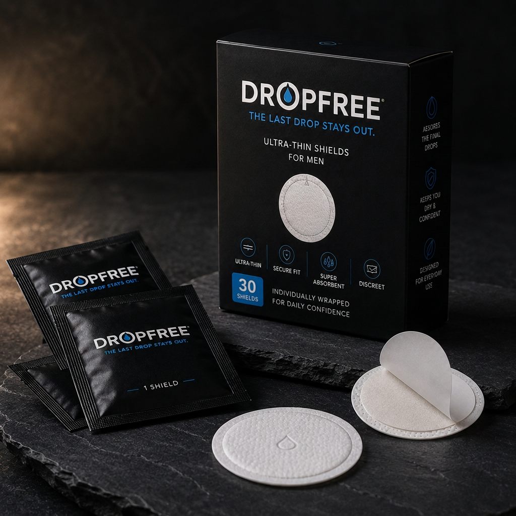DROPFREE 20 shields box with individually wrapped sachets